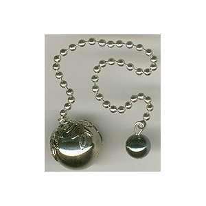  Xeonix Pendulums   Silver Ball Leaf Motif Beauty