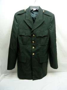 GENUINE US ARMY CLASS A DRESS GREEN UNIFORM JACKET COAT 39XL #21 DSCP 