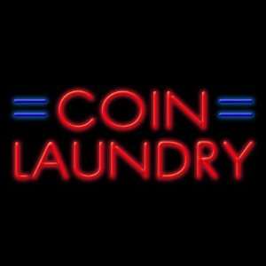 LED Neon Coin Laundry Sign