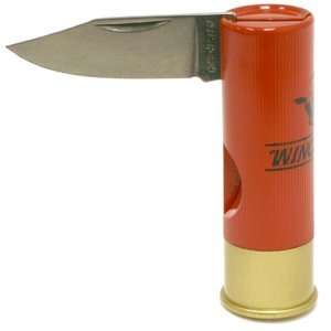  Winchester Shotgun Shell Knife, Folding, Plain Sports 