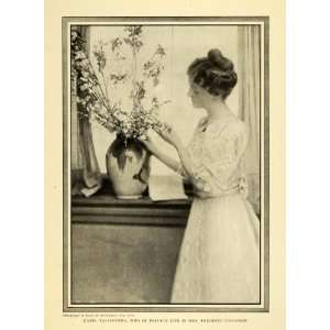  1908 Print Mabel Taliaferro Mrs. Frederic Thompson Dress 