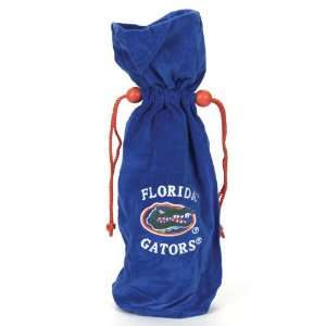  Pack of 3 NCAA Florida Gators Velvet Wine Drawstring Bags 