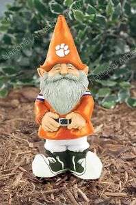 New Clemson Tigers Garden Gnome Figure Yard Statue NCAA 033171541041 