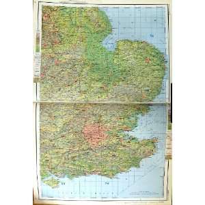  Map Britain 1963 London England Population Gaelic Welsh 