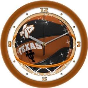   Texas Longhorns UT NCAA 12In Slam Dunk Wall Clock