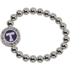  NCAA Tarleton State Texans Round Crystal Beaded Stretch 