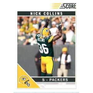  2011 Score #110 Nick Collins   Green Bay Packers (Football 