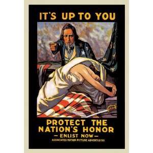  Its Up to You to Protect the Nations Honor 12x18 Giclee 