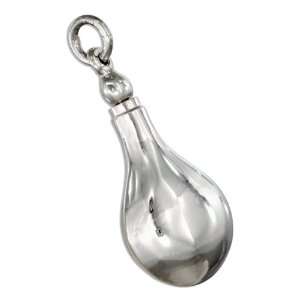  Sterling Silver Teardrop Perfume Bottle Pendant. Jewelry