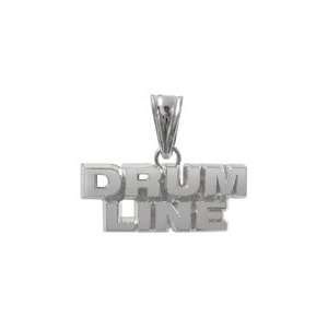 Color Guard Drum Line Charm in Sterling Silver