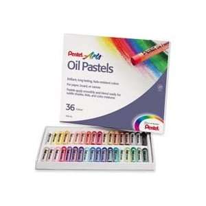  Pentel Round Stick Oil Pastels