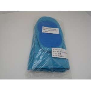  Blue Silicone Oven Mitts 