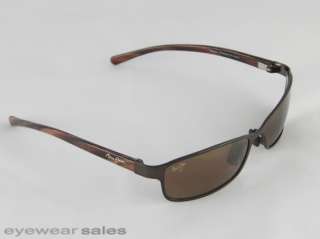 Maui Jim Sunglasses SHORELINE Gloss Brown, Polarized HCL Bronze H114 