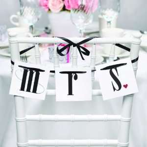 Mr and Mrs Chair Banners 
