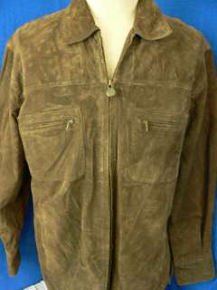 FOREST CLUB by RAINFOREST Suede Leather Jacket Size Med  
