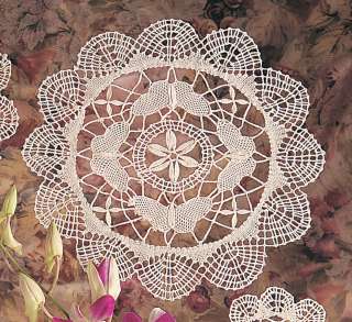This beautiful cluny lace doily is done in the vintage style with hand 