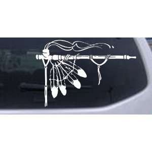  Indian Peace Pipe Western Car Window Wall Laptop Decal 