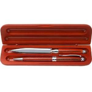 Ohio State Buckeyes Pen and Letter Opener with a Rosewood Case  