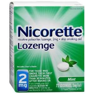  Commit Nicotine Lozenges Mint 2mg Nicorette 72 count 