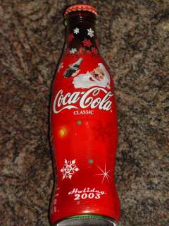   coca cola classic one red bottle christmas holiday factory sealed