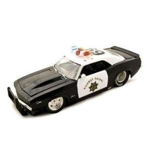   1969 Chevrolet Camaro Police CHP Diecast Dub 124 Jada Toys & Games