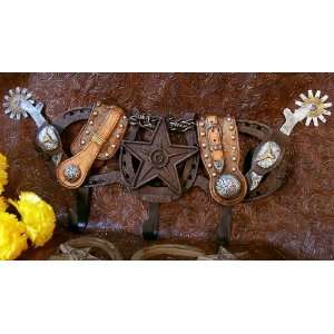  Old West 3 Hook W/ Holster Spurs 