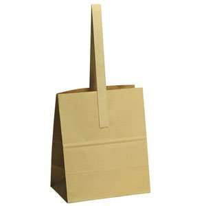 Kraft 1 Peck Paper Apple / Produce Customizable Market Stand Bag with 