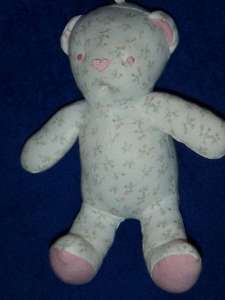 Amy Coe Limited Edition Pink Flowers Floral Teddy Bear  