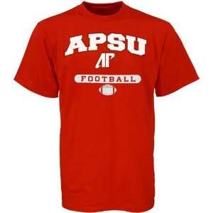  Russell Austin Peay State Governors Red Football T shirt 