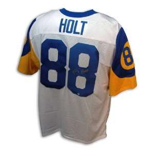  Torry Holt Autographed Throwback White Jersey (Super Bowl 