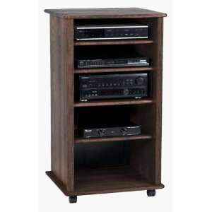  Solid Hardwood Component Cabinet with Glass Kit