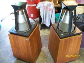 RARE VINTAGE OHM F WALSH COHERENT LOUD SPEAKERS PAIR (LOCAL PICK UP 