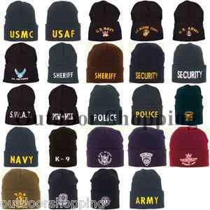   WINTER WARM WATCH CAP   USA Made, Super Stretch Acrylic/Cold Weather