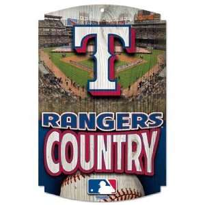  MLB Texas Rangers Wall Sign   Rangers Country Kitchen 