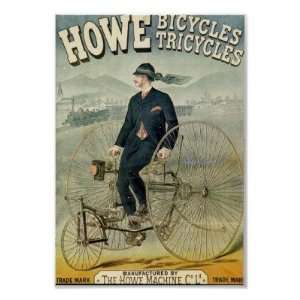  Howe Bicycles Tricylces Poster