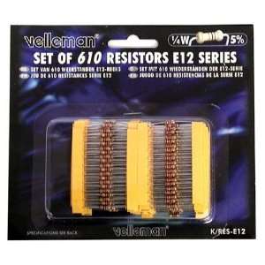  610 1/4 Watt Resistor Assortment Automotive