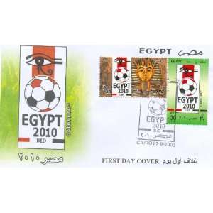   Futbol with Eye of Horus and King Tutankhamun Designs Scott #s 1859 60