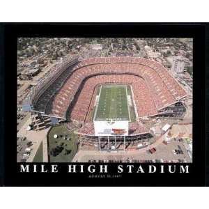  Mile High Stadium Denver By Mike Smith Highest Quality Art 