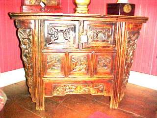 CHINESE ANTIQUE SHANXI CABINET CA 1860 GREAT TV STAND  
