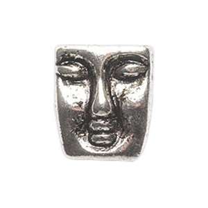  Shipwreck Beads Zinc Alloy Bead Rectangle with Face, 10 by 