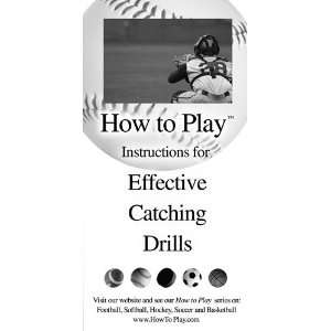   To Play Better Baseball   Effective Catcher Drills