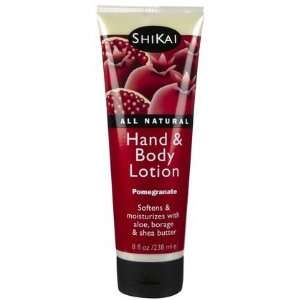 Shikai Naturally Moisturizing Hand & Body Lotion  Pomegranate 8, oz 