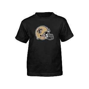 Reebok New Orleans Saints Girls Helmet T Shirt Medium  