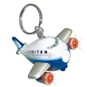  United Airlines Keychain W/LIGHT & Sound Post Continental 