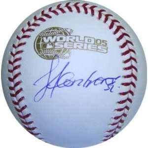  Jose Contreras 2005 World Series Signed Baseball Sports 