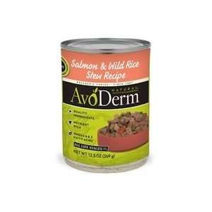 Avoderm Natural Salmon & Wild Rice Stew Formula Dog Food (12x12.5 OZ)