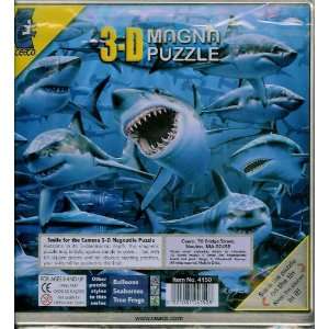  3D Magna Shark Puzzle Toys & Games