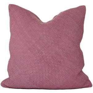  Lance Wovens Checkers Bougainvillea Leather Pillow