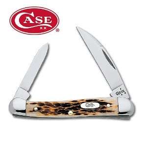  Case Folding Knife Amber Bone Mini Copperhead