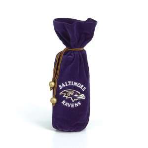   Baltimore Ravens Velvet Wine Bottle Drawstring Bag